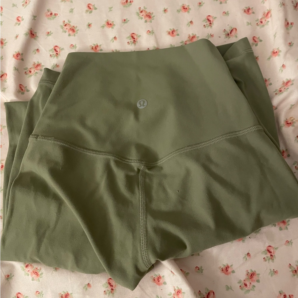 Lululemon sage green align leggings